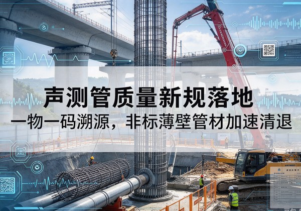 玉门声测管质量新规落地，一物一码溯源，非标薄壁管材加速清退