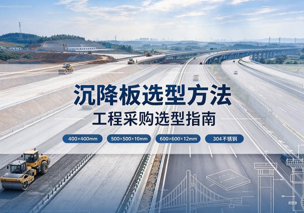 玉门沉降板选择方法